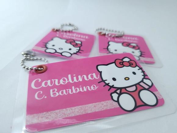 Kit Chaveiro Escolar Menina para Mochila Lancheira e Estojo