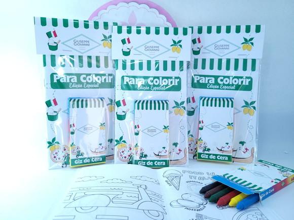 Kit de Colorir Cantina Italiana Pizzaria