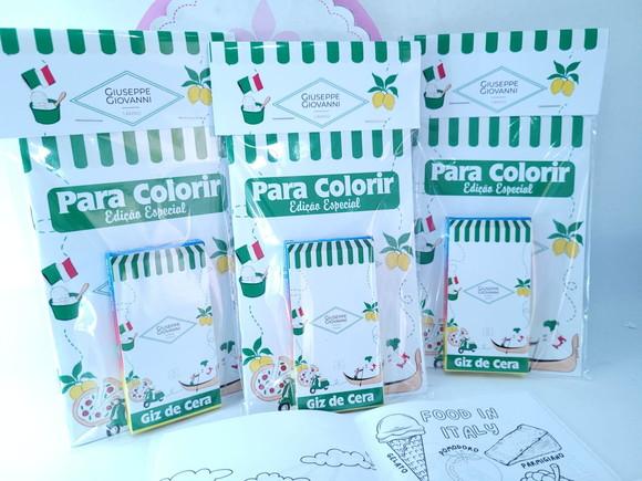 Kit de Colorir Cantina Italiana Pizzaria