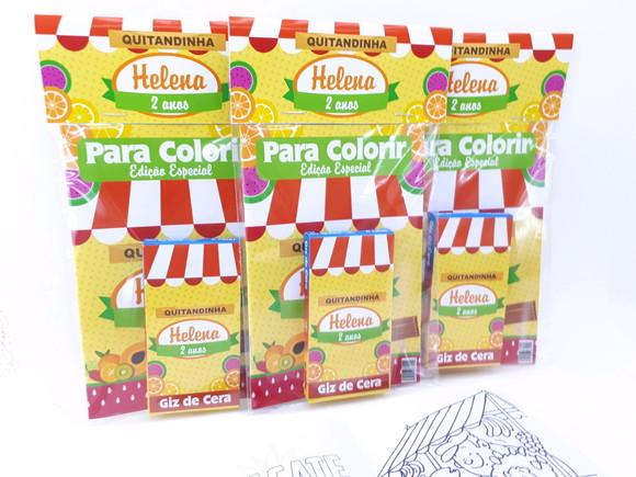 Kit de Colorir Quitandinha Feira