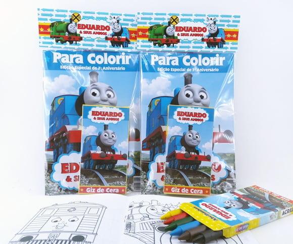 Kit de Colorir Thomas e Seus Amigos