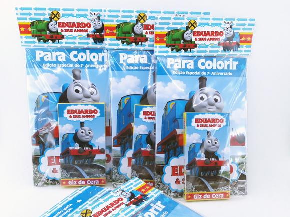 Kit de Colorir Thomas e Seus Amigos