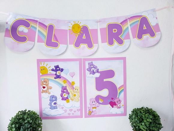 Kit de Parede Festa em Casa Ursinhos Carinhosos