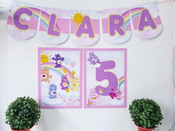 Kit de Parede Festa em Casa Ursinhos Carinhosos
