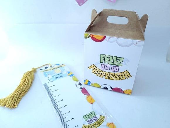 Kit Dia do Professor Educação Física Caixa e Marca Página