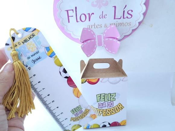 Kit Dia do Professor Educação Física Caixa e Marca Página
