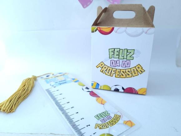 Kit Dia do Professor Educação Física Caixa e Marca Página