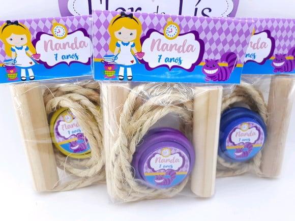 Kit Diversão Alice no País das Maravilhas Lembrancinha