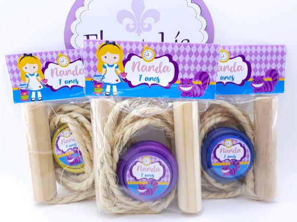 Kit Diversão Alice no País das Maravilhas Lembrancinha