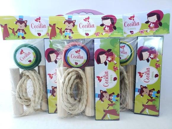 Kit Diversão Chapeuzinho Vermelho com Corda Lembrancinha