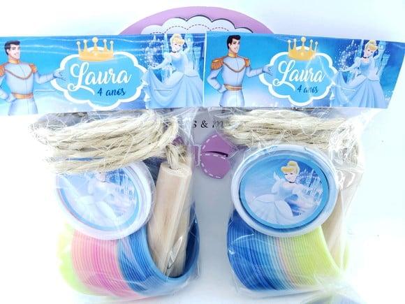 Kit Diversão Cinderela Lembrancinha com Geleca