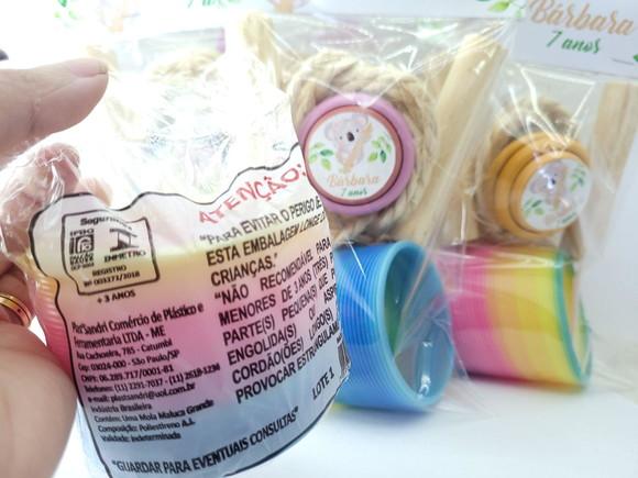 Kit Diversão Coala com Mola Ioiô e Corda