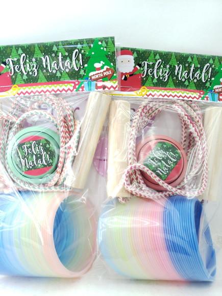 Kit Diversão de Natal Mola Ioiô e Corda