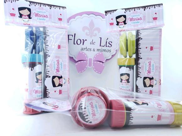 Kit Diversão Confeitaria Menina Lembrancinha