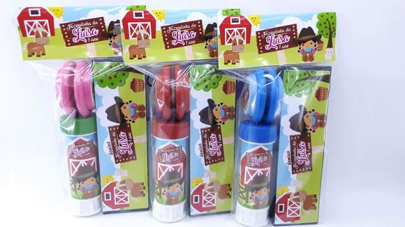 Kit Diversão Fazendinha Menina Lembrancinha