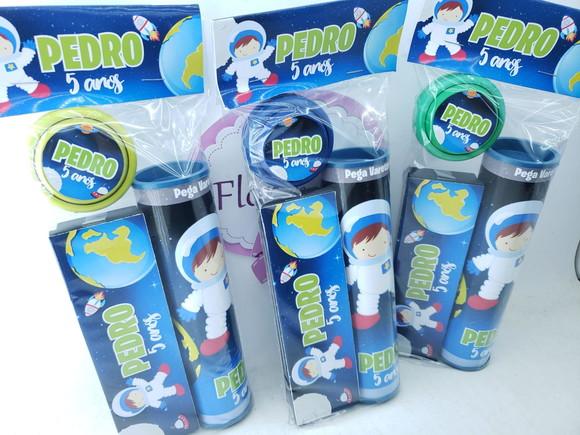 Kit Diversão Festa Astronauta Lembrancinha Personalizada