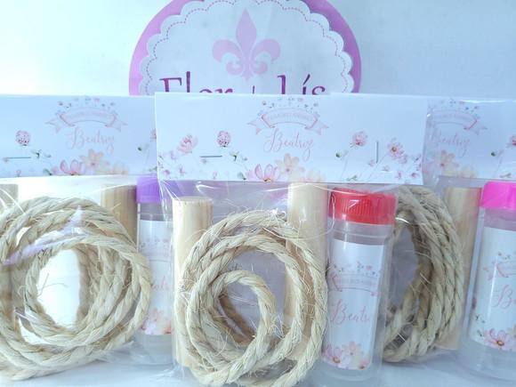Kit Diversão Jardim Floral Menina Corda e Bolha Aquarela