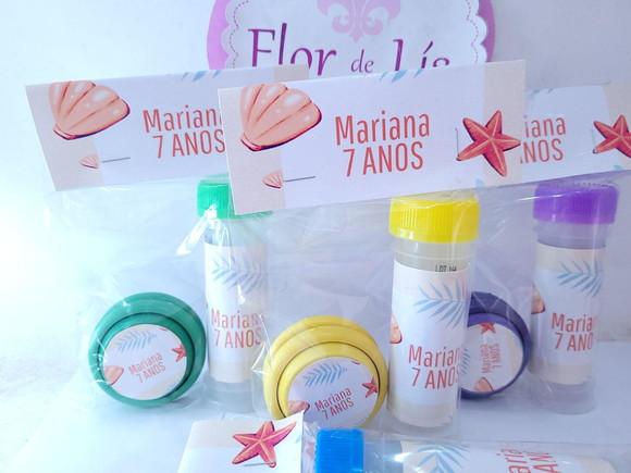 Kit Diversão Lembrancinha Fundo do Mar Praia Ioiô e Bolha