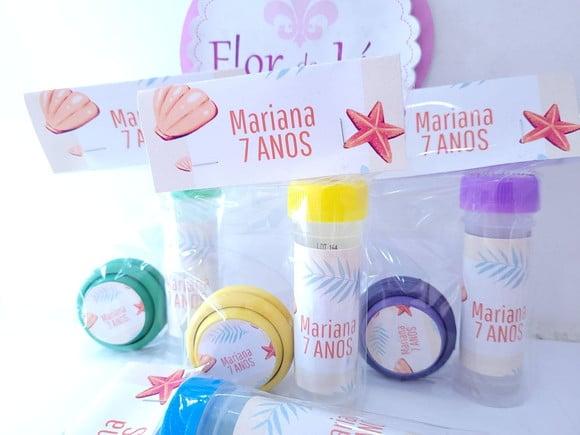 Kit Diversão Lembrancinha Fundo do Mar Praia Ioiô e Bolha