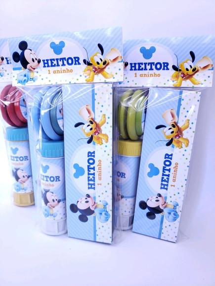 Kit Diversão Mickey Baby Lembrancinha