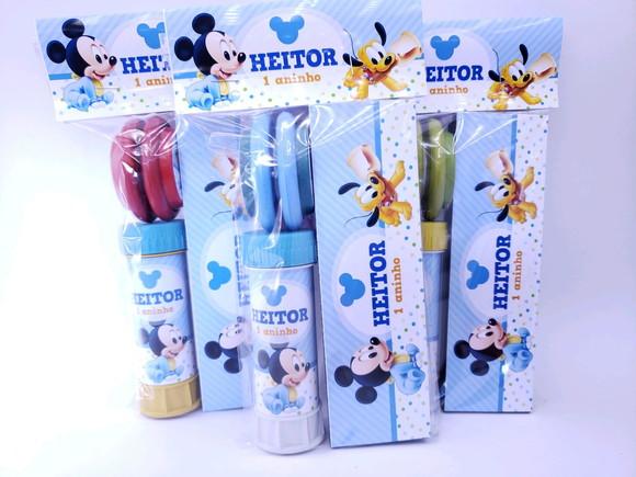 Kit Diversão Mickey Baby Lembrancinha
