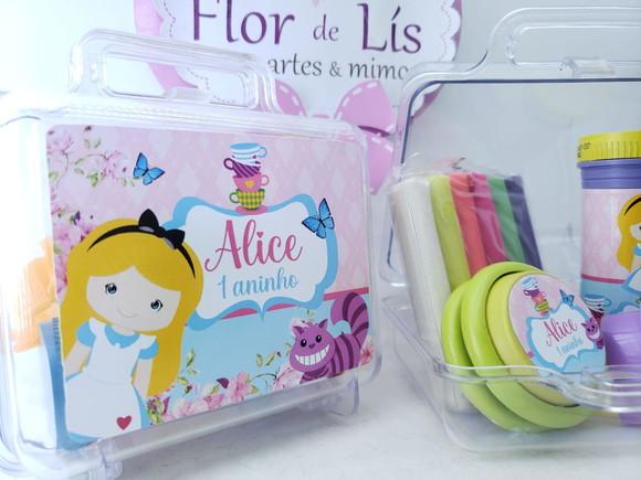 Kit Diversão na Maleta Alice no País das Maravilhas Massinha