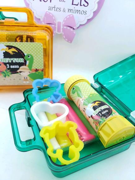 Kit Diversão na Maleta Dinossauro Baby Massinha