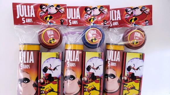 Kit Diversão os Incriveis Lembrancinha