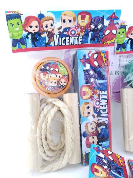 Kit Diversão Personalizado Heróis