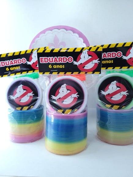 Kit Diversão Personalizado os Caça Fantasmas com Mola Geleca