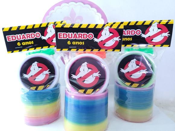 Kit Diversão Personalizado os Caça Fantasmas com Mola Geleca