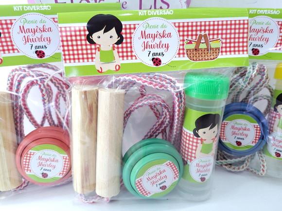 Kit Diversão Piquenique Corda e Bolha