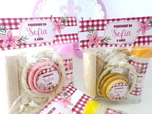 Kit Diversão Piquenique Corda e Bolha
