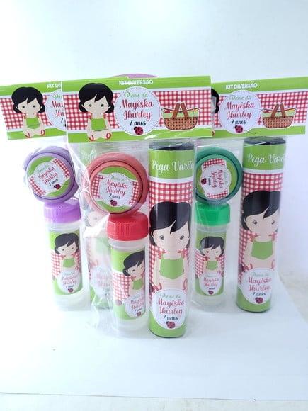 Kit Diversão Piquenique Menina Lembrancinha Picnic