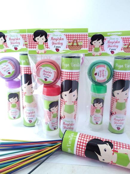 Kit Diversão Piquenique Menina Lembrancinha Picnic