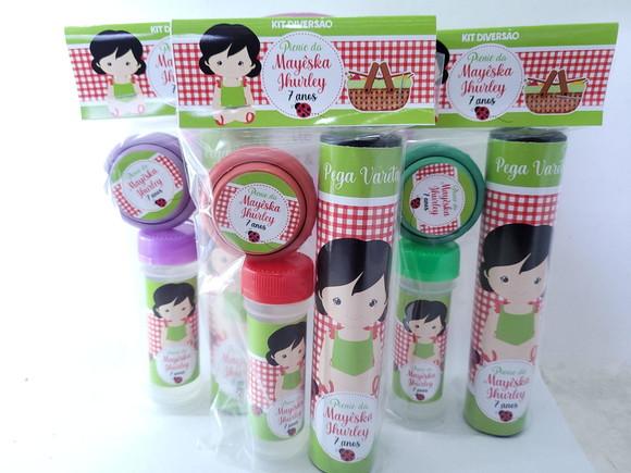 Kit Diversão Piquenique Menina Lembrancinha Picnic