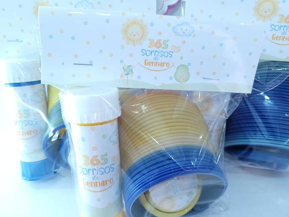 Kit Divertido 365 Sorrisos Raio de Sol com Mola Bolha e Ioiô