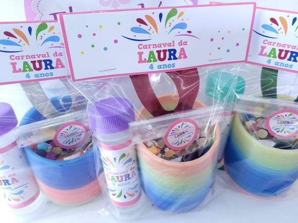 Kit Divertido Bloquinho de Carnaval com Máscara e Brinquedos