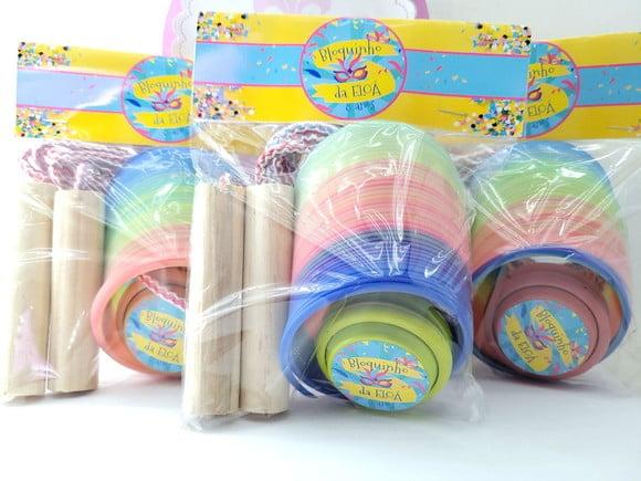 Kit Divertido Bloquinho de Carnaval com Mola Corda e Ioiô