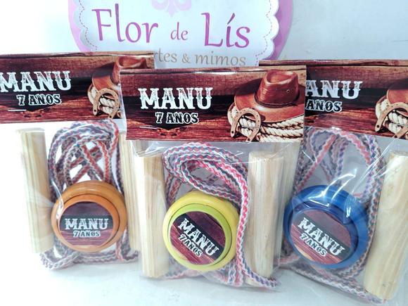 Kit Divertido Boiadeiro Lembrancinha Menino Pula Corda Ioiô