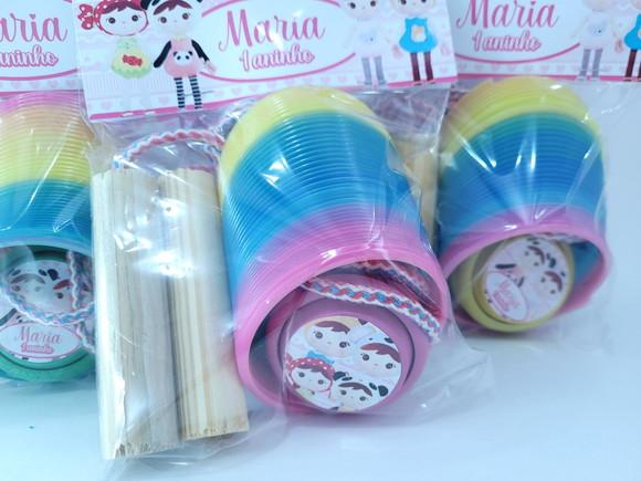 Kit Divertido Bonecas Metoo Lembrancinha Mola Corda Ioiô