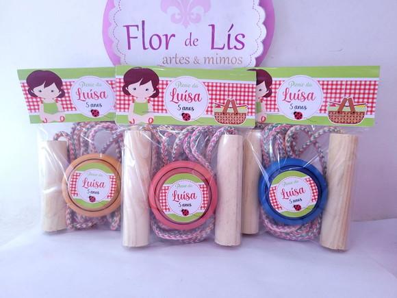 Kit Divertido Lembrancinha para Picnic Corda e Ioiô
