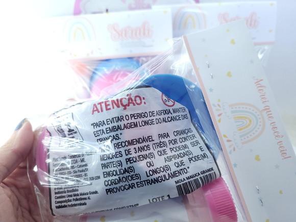 Kit Divertido Mola e Bolha Arco Íris Boho Candy Color