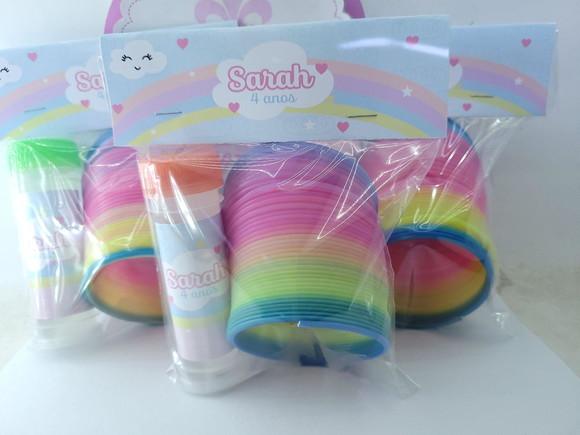 Kit Divertido Mola e Bolha Arco Íris Candy Color