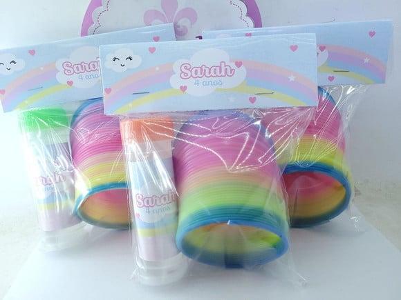 Kit Divertido Mola e Bolha Arco Íris Candy Color
