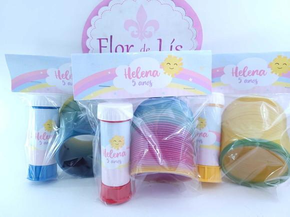Kit Divertido Mola e Bolha Arco Íris Raio de Sol
