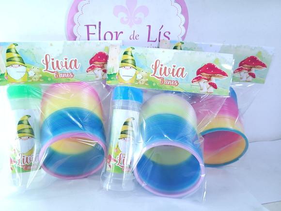 Kit Divertido Mola e Bolha Jardim Encantado Gnomos e Duendes