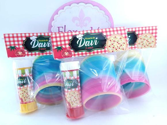 Kit Divertido Mola e Bolha Pizzaria Cantina com Brinquedos