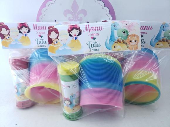 Kit Divertido Mola e Bolha Princesas e Dinossauros