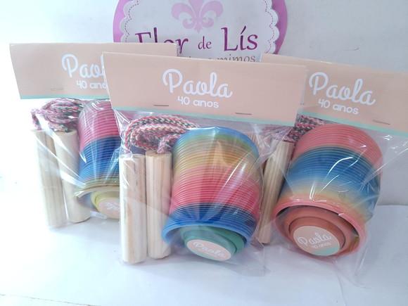 Kit Divertido Personalizado Adulto com Mola Corda e Ioiô